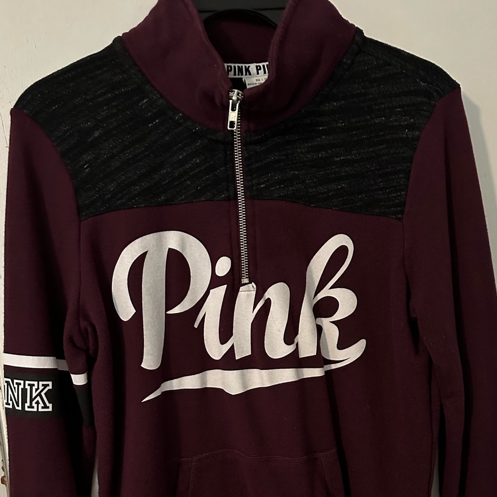Victoria Secret PINK Quarter Zip Sweatshirt